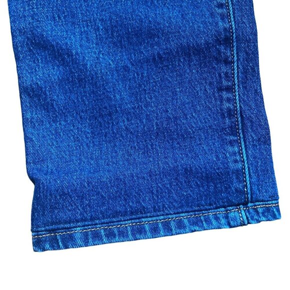 Levis 501 Jeans 27x27 Labeled 30 Classic Fit Button Fly Dark Wash Denim - Picture 9 of 10